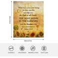thumbnail image 6 of Sunflower Blanket Christian Gifts for Women, Inspirational Religious Scripture Throw Blankets, Sunflowers Soft Flannel Throw Blanket for Couch Sofa Bed, Sunflower Blankets Gifts for Women, 50"x60", 6 of 6