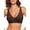 Leopard Coffee, variant on Women's Wireless Deep V Seamless Jelly Bra, Comfort Low Cut Push Up Plunge Bralette, Sizes S-3XL