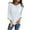 White, variant on Lenpel Women's 3/4 Length Sleeve Tops Crew Neck Solid Color Casual T Shirts Fall Fashion Tunic Blouses