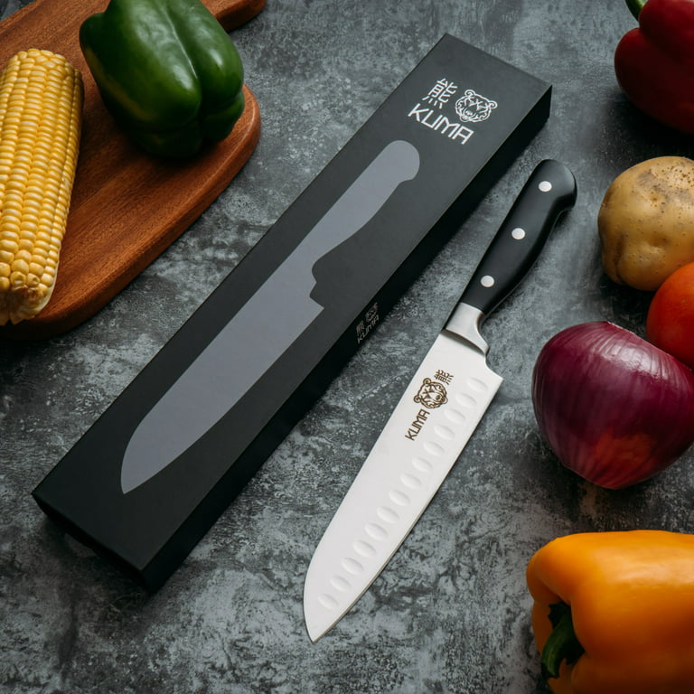 KUMA Santoku 7-Inch Razor Sharp Kitchen Knife Japanese Style