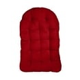 thumbnail image 2 of Sorra Home Indoor Red Egg Chair Cushion 44 in x 27 in x 4 in, 2 of 4