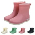 thumbnail image 4 of NOKIO Fashionable Ladies' Waterproof Rubber Rain Ladies' Chic Waterproof Ankle Boots Women's Rain Slip Casual Shoes Short Ankle Boots Outdoor Fashion Women's Casual Shoes Women'S Patterned Rain Boots, 4 of 7