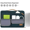 thumbnail image 2 of MOSISO Laptop Sleeve Carrying Case Compatible with 17-17.3 inch Dell, HP, Lenovo, Asus, Pavilion, Ideapad, Acer, Alienware Notebook, 360 Protective Computer Handbag Briefcase with Handle, Teal Green, 2 of 6