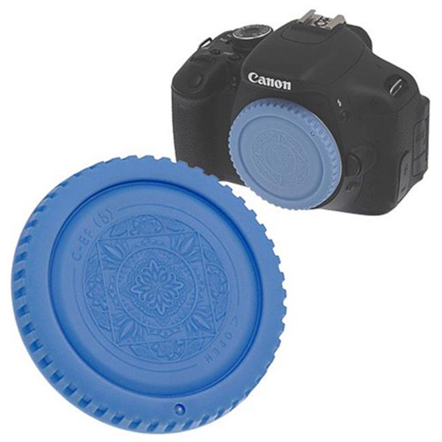 Fotodiox Cap-Body-Nikon-Blue Coque de Conception pour Tous les Appareils Photo Reflex et Reflex Numérique Nikon F, Bleu