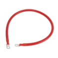 thumbnail image 1 of Unique Bargains 1 Pc Cable Inversor de Batería Cable de Batería 3/8" 5/16" Lug 1/0 AWG Gauge 2.5FT Rojo Cobre Estañado, 1 of 7