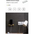 thumbnail image 4 of Wall Mounted Adhesive 3 Slot Toothbrush Holder Seamless Reusable Drill-free Toothbrush Organizer(white), 4 of 5