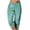 Mint Green, variant on Capris Pants for Women Elastic Waist Floral Print Straight Leg Cropped Pants Summer Casual Trousers Mint Green 2XL