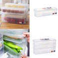 thumbnail image 4 of Boîte de Rangement de Cuisine Porte-Œufs Sea Food Réfrigérateur Conserve Fraîche Récipient Réfrigéré Cas de Cuisine Récipient Réfrigéré 31x12.5x8cm, 4 of 9