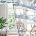 thumbnail image 4 of Yayeee Window Curtains Light Filtering 63"x42" Grommet Panel Pair Home Living Room Decor, Blue Snowy Mountain, 4 of 7