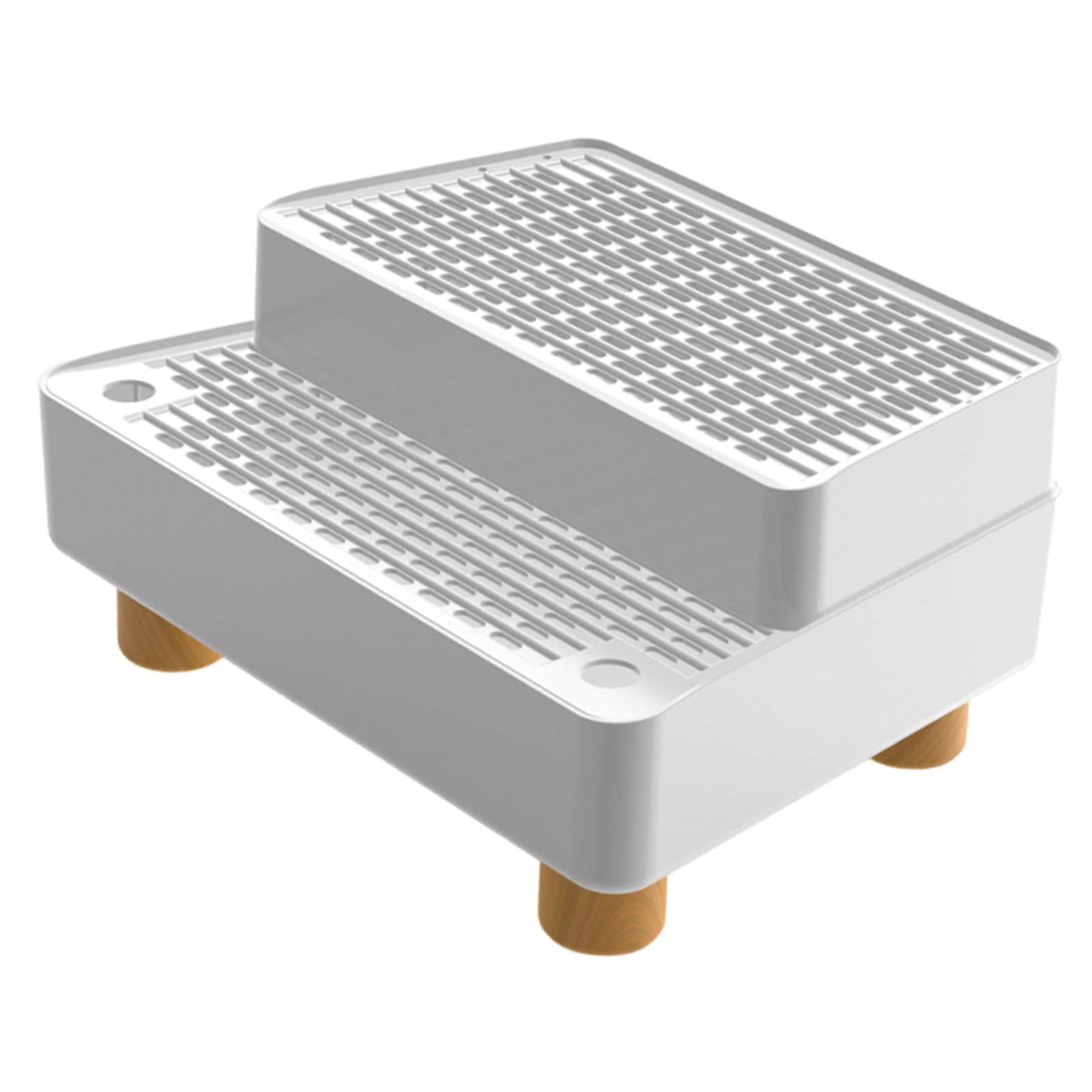 Litter Box Ramp Automatic Cat Litter Stair Footboard Leakproof Removable Washable Detachable for Senior Pets