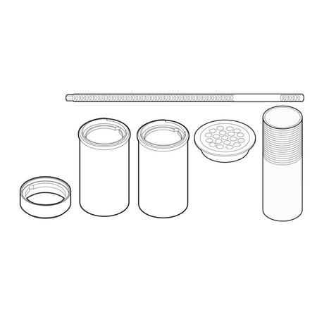 Moen S115 Extension Kit For Vessel Sink And Faucet - Chrome