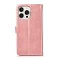 thumbnail image 6 of Compatible with iPhone 15 Pro Max Wallet Case with Credit Card Holder, Flip Folio Book PU Leather Vintage Phone Case Shockproof Multifunctional Cover Women Men for iPhone 15 Pro Max, Rosegold, 6 of 7