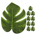 thumbnail image 1 of ADDHAT 10Ud Hojas Sintéticas Monstera Para De Sushi Y Eventos Temáticos Tropicales, 1 of 8