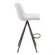 thumbnail image 2 of Banco de Bar Kessa Muebles Aki Blanco Nuez, 2 of 5