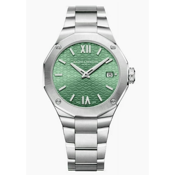 Baume & Mercier Riviera Green Dial Steel Women's Watch 10683