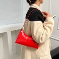 thumbnail image 5 of LIJCC Women's Artificial Patent Leather Tote - Square Satchel Ladies MINI Armpit Shoulder Totes Crossbody Bags Cute Small Bags Trendy Shoulder Bag Purse, 5 of 6