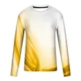 thumbnail image 5 of Men's Round Neck Printing Pullover Plus Size Long Sleeve T-Shirt Winter Casual Loose Tops, 5 of 5