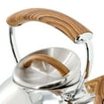 thumbnail image 4 of Mr. Coffee Fremont 2 Quart Mirror Polish Stainless Steel Whistling Tea Kettle, 4 of 5