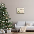 thumbnail image 2 of Stupell Industries Merry Christmas Vintage Postcard Graphic Art Luster Gray Floating Framed Canvas Print Wall Art, Design by Lil' Rue, 2 of 6