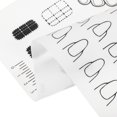 thumbnail image 2 of Milisten Nail Art Stamping Mat Silicone Workspace Stamping Plate Nail Polish Coloring Practice Pad Nail Sticker Guide Printing Transfer Table Cover Tools Manicure Mat (B Type) (White), 2 of 5