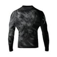 thumbnail image 2 of Raven Fightwear Men's Dragon Fire Element BJJ Rash Guard Long Sleeve MMA Black Edition 4X-Large, 2 of 3