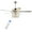 Chrome, variant on JONATHAN Y Brandy 52" 3-Light Crystal Prism Drum LED Ceiling Fan With Remote, Chrome