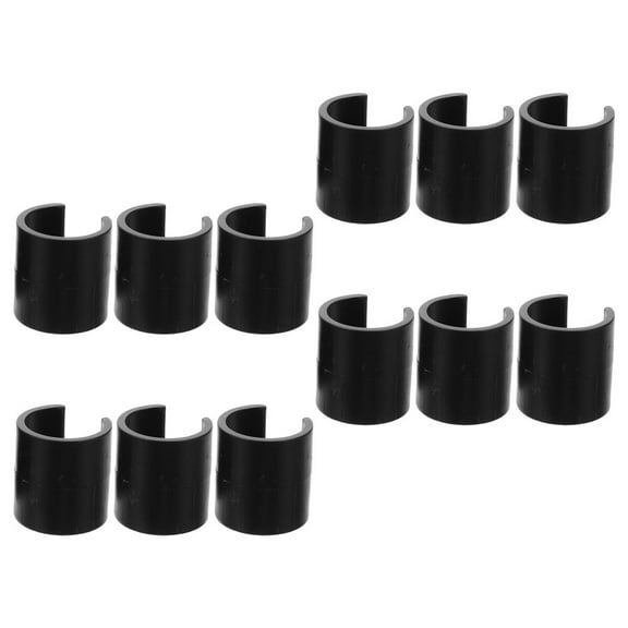 12pcs Garden Anti-Wind Flag Clip Garden Flag Plastic Stopper Garden Flag Holder