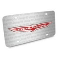 thumbnail image 2 of Jeep Trailhawk 3D Logo on Logo Pattern Brushed Aluminum License Plate, 2 of 6