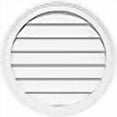 thumbnail image 3 of Ekena Millwork GVPRO38X3802SF Round Surface Mount PVC Gable Vent, 38"W x 38"H, Factory Primed White, 3 of 4