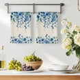 thumbnail image 3 of Spring Blue Floral Kitchen Towels Set of 4, Farmhouse Weeping Floral Leaves Burlap Absorbent Dish Towels for Kitchen, Microfiber Hand Towel, Quick Drying Tea Towel for Cleaning Decorative Dishcloths, 3 of 7