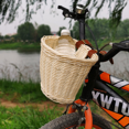 thumbnail image 1 of Cesta de ratán Cesta de ratán sintético Cesta de almacenamiento Cesta de bicicleta para niños Cesta de la compra Cesta de almacenamiento lavable, 1 of 5