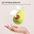 thumbnail image 4 of Makeup Sponge Holder, Avocado-Shape Silicone Beauty Make Up Blender Case with Hanging Rope for Travel, Avocado Avocado Avocado, 4 of 5