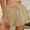 Khaki, variant on HUPOM High Waisted Shorts Shorts Womens Shorts High Long Playing Beige XXXL