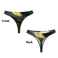 thumbnail image 3 of Fotbe MoonNight Sky Crow Tanga Sin Costuras para Mujer con Estampado – Panties Invisibles, Transpirables y Cómodos para Uso Diario-3X-Large, 3 of 6