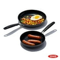 thumbnail image 2 of OXO Good Grips Nonstick Frying Pan Set, 8' and 10', Black, 2 of 6