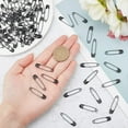 thumbnail image 5 of 100PCS Black Safety Pins Colored Safety Pins Bulk Sewing Pins for DIY Craft Making and Clothing Knitting Stitch Marker, 5 of 9