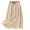 Khaki, variant on Womens Cotton Linen Skirts Summer Casual Loose Drawstring Embroidered Flowy Midi Skirt with Pockets Beige, XXL