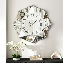 SHYFOY Jeni Modern Decorative Glass Wall Clock