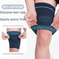thumbnail image 4 of Protección de muslos deportiva de punto de compresión para protección de piernas para hombres y mujeres al aire libre, carrera, baloncesto, muay thai, boxeo, equitación, piernas, 4 of 4