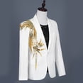 thumbnail image 5 of Mardi Gras blazer for men Men's Casual Style Suitable For Parties And Stage Hosting Performances Long Sleeved Suit Jacket, 5 of 6