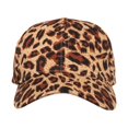 thumbnail image 2 of Generic Adjustable Baseball Cap Leopard Print Hat Cotton Sunhat Headwear Outdoor Sports Cap, 2 of 6