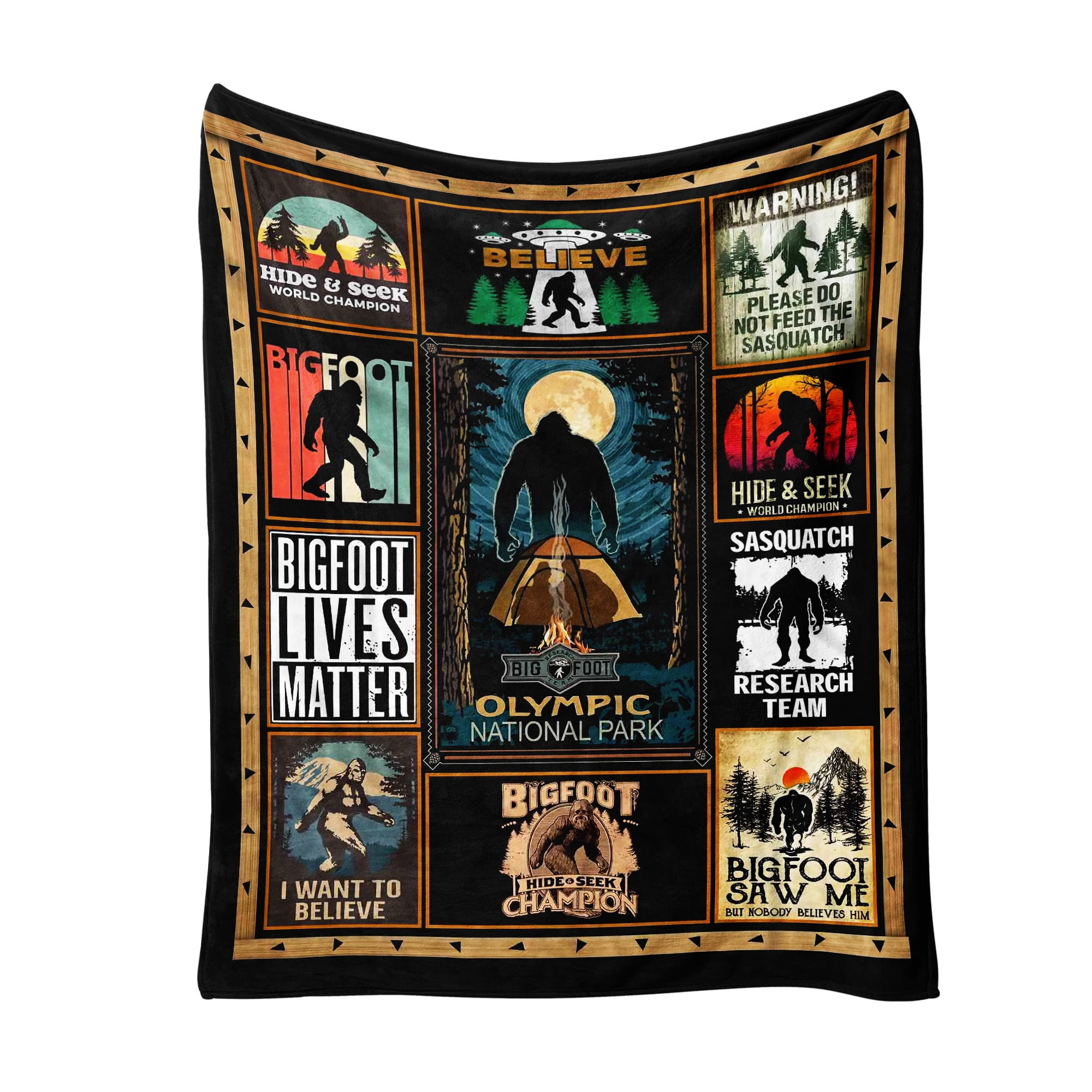 Flannel Fleece Throw Blanket Bed Blanket, Lightweight Cozy Plush Blanket for Sofa Couch, Ape Man 50"X60"