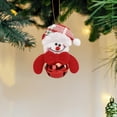 thumbnail image 1 of Fiudx Colgante de Papá Noel para Árbol de Navidad, Diseño de Muñeco de Nieve Hecho a Mano, Colores Vibrantes y Simbolismo Significativo, Decoración para Fiestas, Decoración Festiva para El Hogar, Tam, 1 of 7