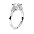 thumbnail image 3 of Oryn Jewel 1.6 Ct Round Cut Lab Created Diamond Three Stone Engagement Ring - Bridal Ring for Women - 14K White Gold Over Prong Setting Rings - Ideal Wedding or Anniversary Gift, 3 of 6