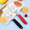 thumbnail image 5 of GeBuSn Pampered Mini Chef Serving Spatula Turner For Serving Flipping Small Icing Small Metal Grill Spatula For Pancakes Pie Cookies Or Barbecue Etc Metal Spatulas Metal Spatulas (Black), 5 of 8