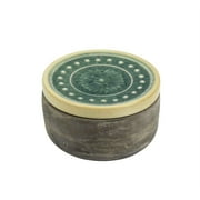 Robust Cement Jar With Teal Lid