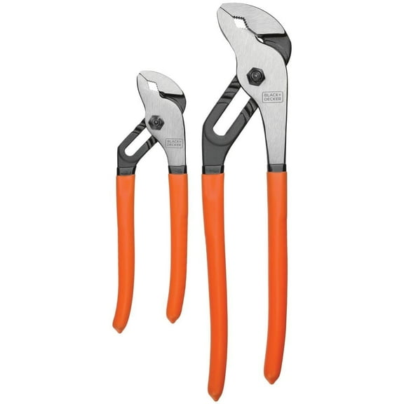 BLACK DECKER Slip Joint Pliers 2 Pack (BDHT84001)