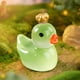 thumbnail image 3 of Xihbxyly Patito Luminoso, Miniadornos de Resina, Colores Brillantes, Detalles Realistas, Perfecto para Decorar Plantas, Manualidades, Decoración de Fiestas, Tamaño 2 X 1,7 Cm., 3 of 5
