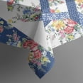 thumbnail image 4 of Pioneer Flower Floral Print Pattern Rectangle Tablecloth 60"x120",Waterproof Polyester Rectangle Table Cloth, Wipeable Spillproof Polyester Tablecloth for Dining, Camping, Indoor and Outdoor, 4 of 6