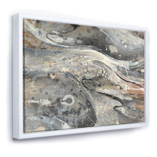 Minéraux de Feu et de Glace VI - Toile Encadrée Moderne et Contemporaine